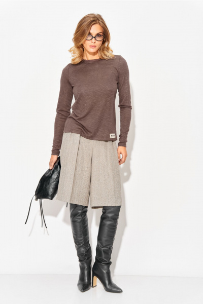 Шорты SILVERSPICE S-3309-1 серо-бежевый - фото 1