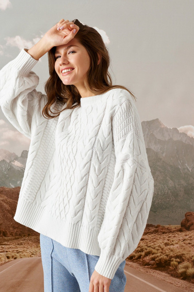 Джемпер Barbara Geratti С4606BG белый - фото 4