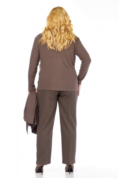 Джемпер, лонгслив Элль-стиль 2418 кофе - фото 10