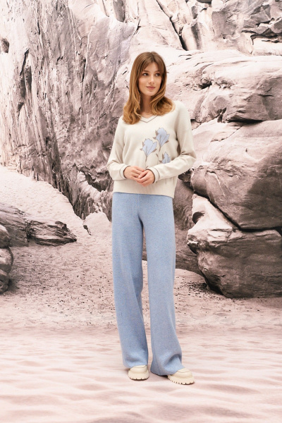 Джемпер Barbara Geratti С4759BG туман/голубой - фото 3