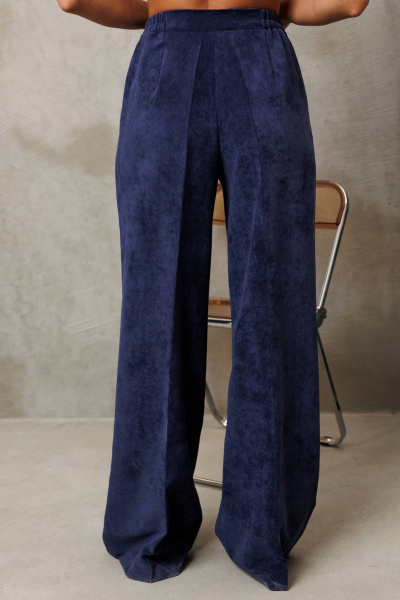 Брюки, джемпер Gizart 5412 капучино,  синий - фото 5