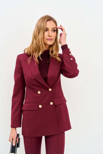 Жакет Mars design 1054 бордовый - фото 2