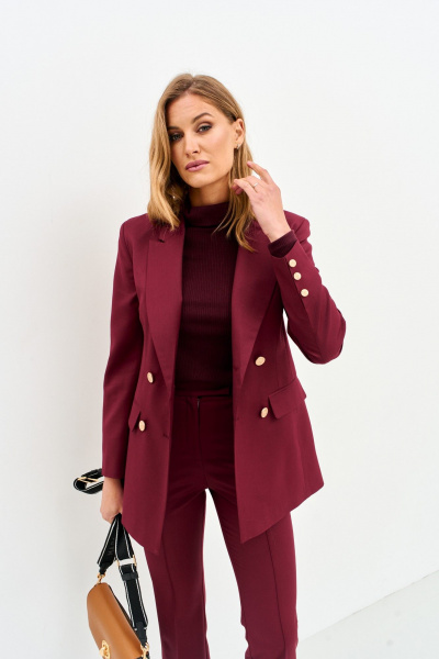 Жакет Mars design 1054 бордовый - фото 6