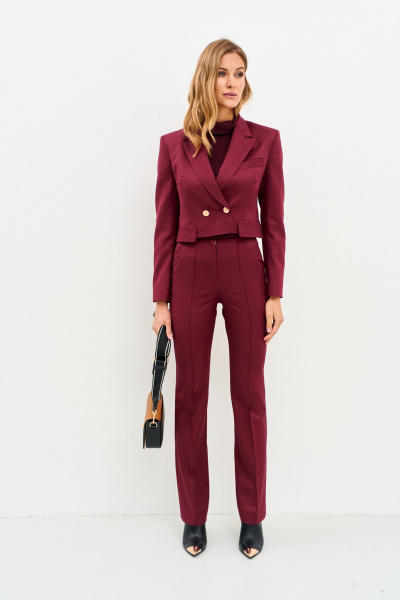 Жакет Mars design 1056 бордовый - фото 5