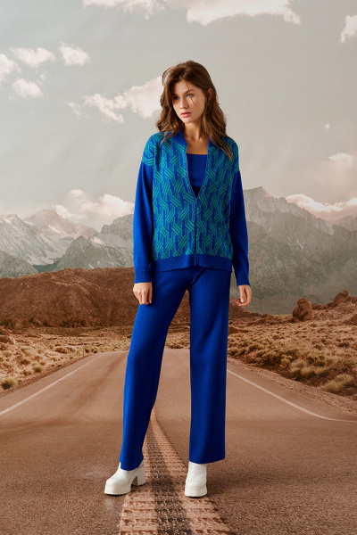 Брюки Barbara Geratti С8300BG синий - фото 3