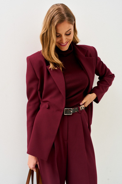 Джемпер Mars design 1059 бордовый - фото 2