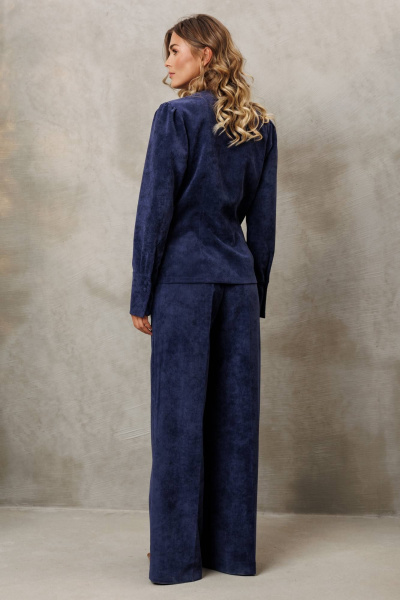 Блуза, брюки Gizart 5421 синий - фото 2