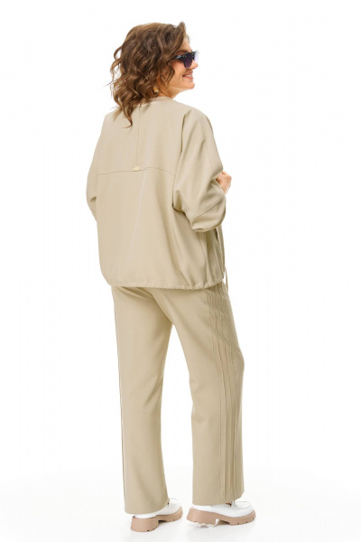 Брюки, бомбер, топ Karina deLux M-1368 бежевый - фото 5