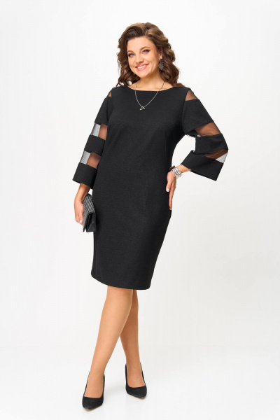 Платье Karina deLux M-1387 черный - фото 2