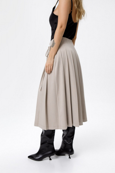 Жакет, юбка PiRS 6277 бежевый - фото 5