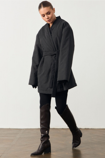 Куртка ATTIKA А3411-1 черный - фото 3