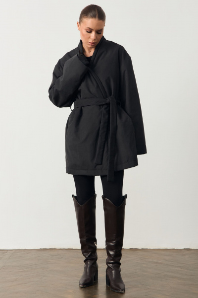 Куртка ATTIKA А3411-1 черный - фото 2