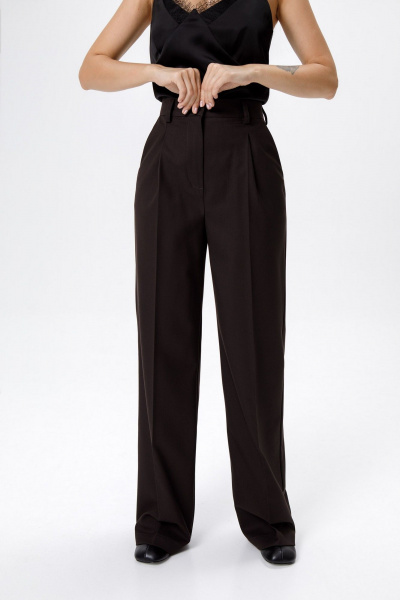 Брюки, жакет PiRS 6311 коричневый - фото 5