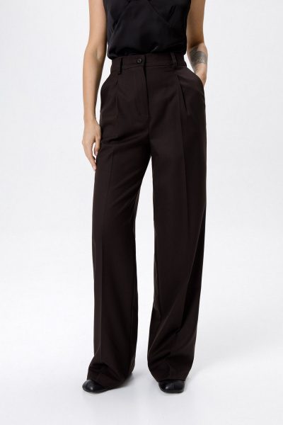 Брюки, жакет PiRS 6311 коричневый - фото 3