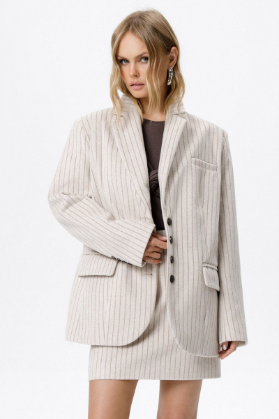 Жакет PiRS 6325 бежевый - фото 1