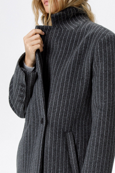 Пальто PiRS 6327 серый - фото 6