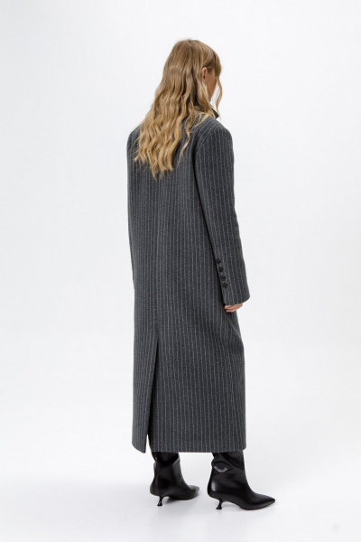 Пальто PiRS 6327 серый - фото 2