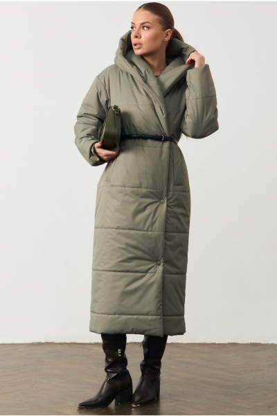 Пальто ATTIKA А3441 зеленый - фото 2