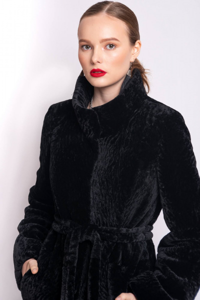 Шуба Мехофф Марго 110.12-10 черный - фото 9