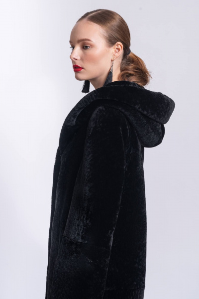 Шуба Мехофф Марго 110.12-50 черный - фото 6