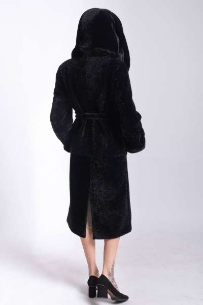 Шуба Мехофф Марго 110.12-50 черный - фото 4