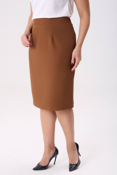 Юбка IVARI 509 терракот - фото 3