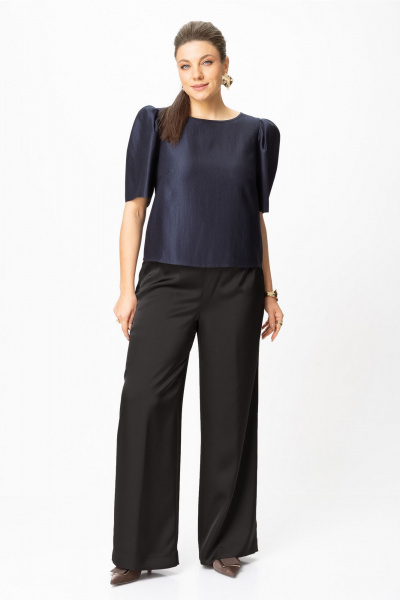 Блуза, брюки Bonna Image 1013/3 синий-черный - фото 1