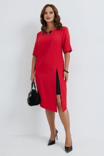 Платье Твой имидж 2263 красный - фото 1