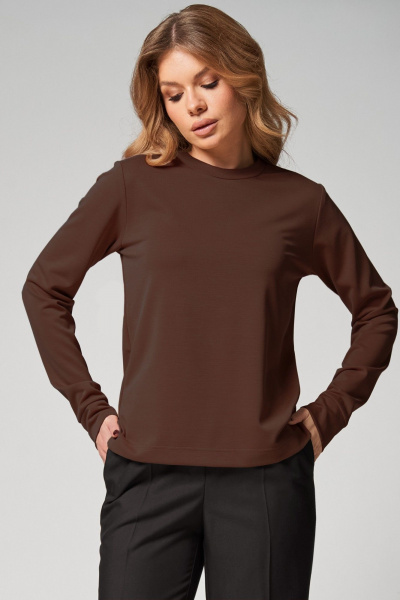 Джемпер Laikony L-583 шоколадный - фото 1