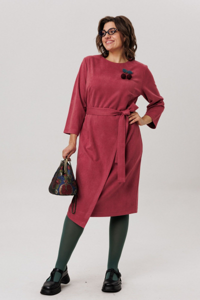 Платье Anelli 1731 морозная_вишня - фото 9