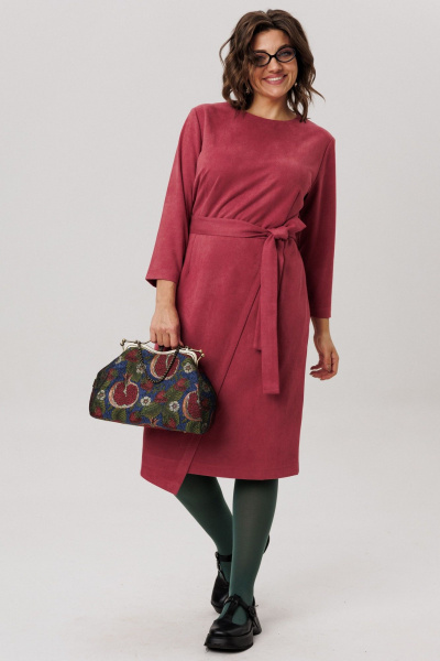 Платье Anelli 1731 морозная_вишня - фото 7