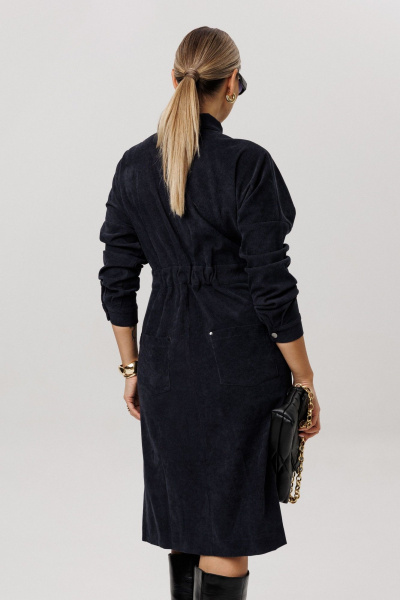 Платье Anelli 1727 бархатный_ирис - фото 9