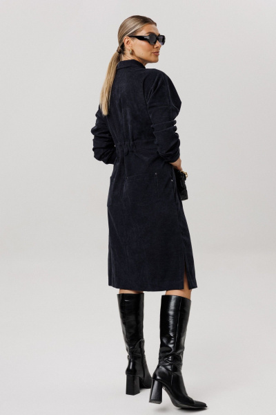 Платье Anelli 1727 бархатный_ирис - фото 6