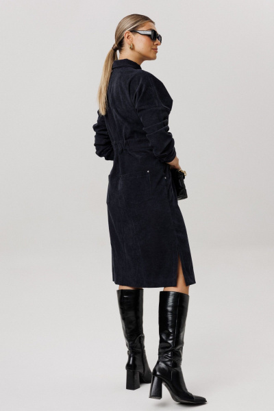 Платье Anelli 1727 бархатный_ирис - фото 10