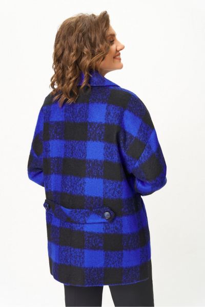 Жакет DaLi 3583Л василёк с чёрным - фото 5