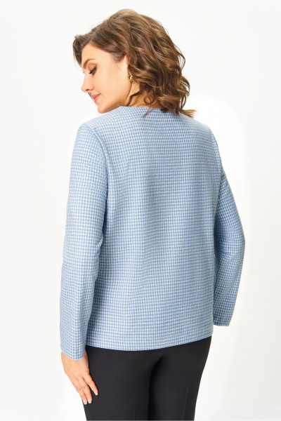Блуза DaLi 4440 голубая - фото 4