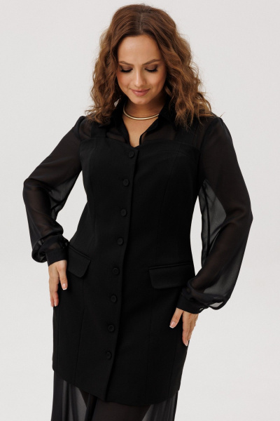 Брюки, жакет ANIDEN 6116-1 черный - фото 8