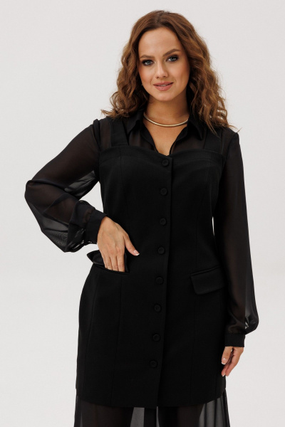 Брюки, жакет ANIDEN 6116-1 черный - фото 7