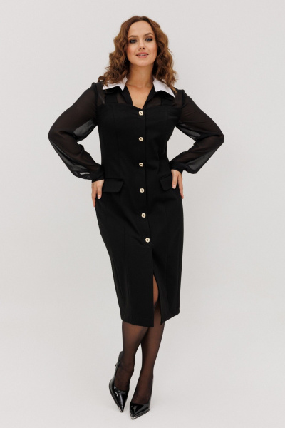 Платье ANIDEN 715-2 черный - фото 1