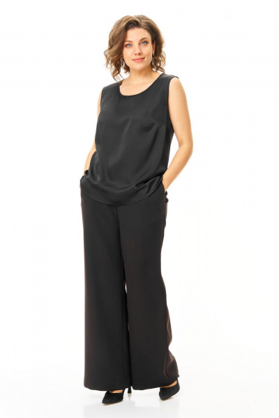 Брюки, жакет, топ VI ORO VR-1238 черный - фото 12