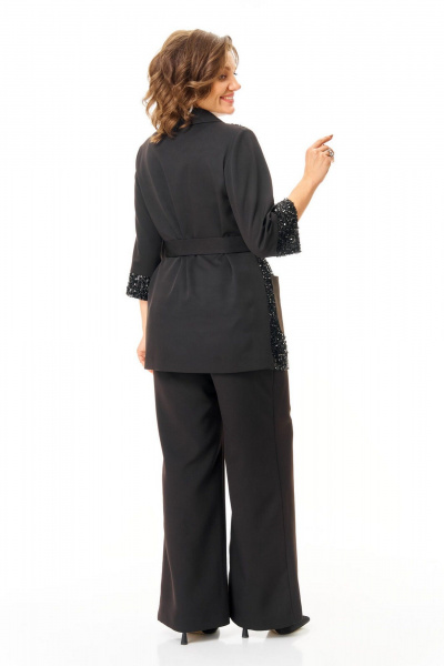 Брюки, жакет, топ VI ORO VR-1238 черный - фото 10