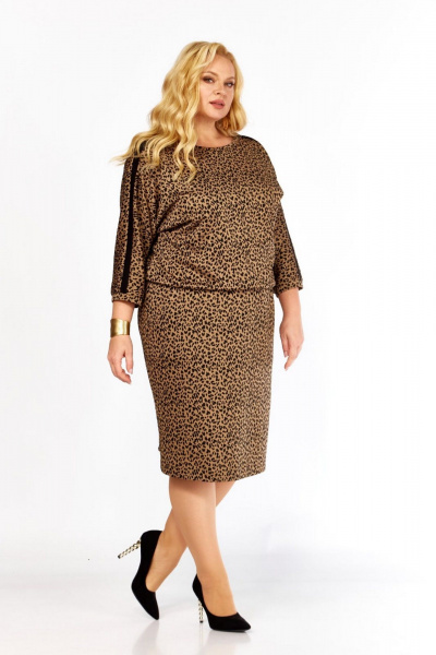 Платье СиБон 0376 леопард - фото 2
