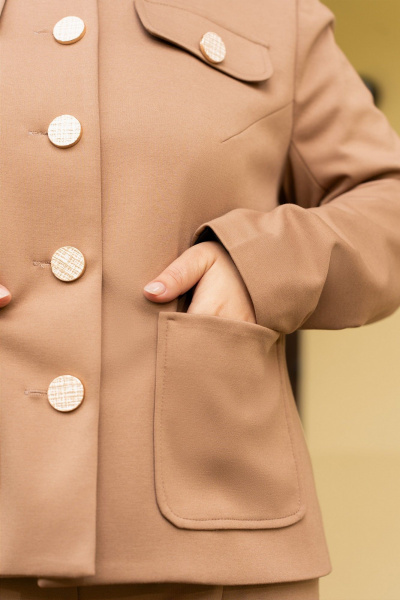 Брюки, жакет ADARIN А35 бежевый - фото 13