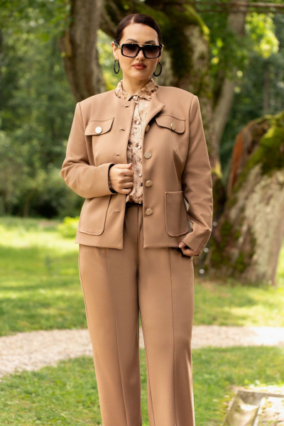 Брюки, жакет ADARIN А35 бежевый - фото 3