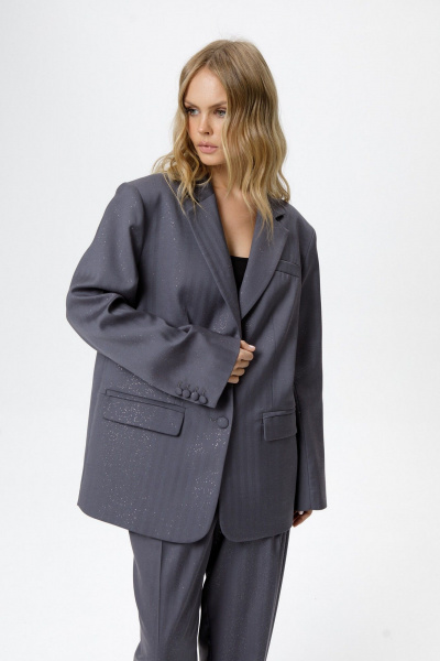 Брюки, жакет PiRS 6205 графит - фото 6