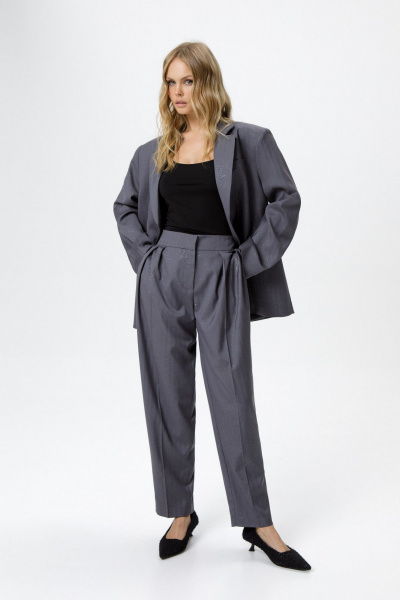 Брюки, жакет PiRS 6205 графит - фото 3