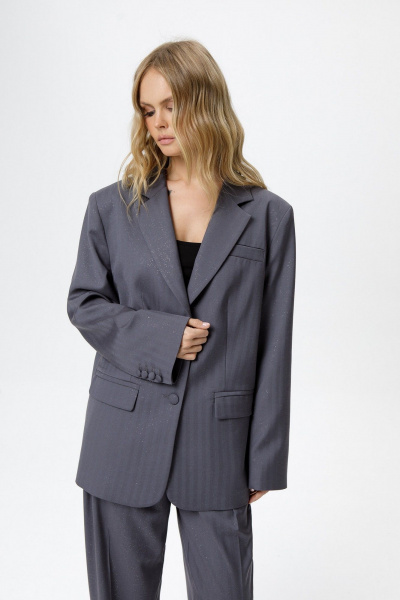 Брюки, жакет PiRS 6205 графит - фото 2