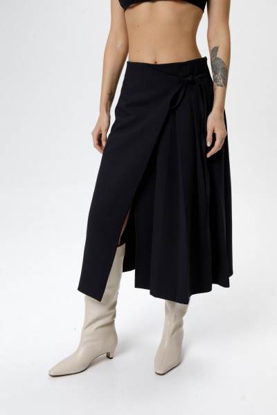 Жакет, юбка PiRS 6215 сине-черный - фото 3