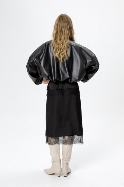 Бомбер PiRS 6235 черный - фото 3