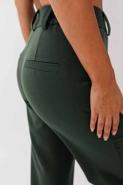 Брюки, жакет, жилет Mislana 1263 зеленый - фото 13